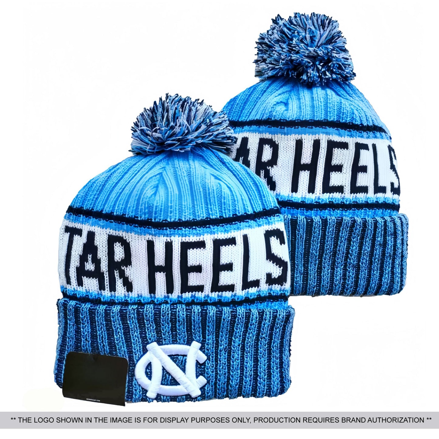 Jacquard knit hat with pom pom