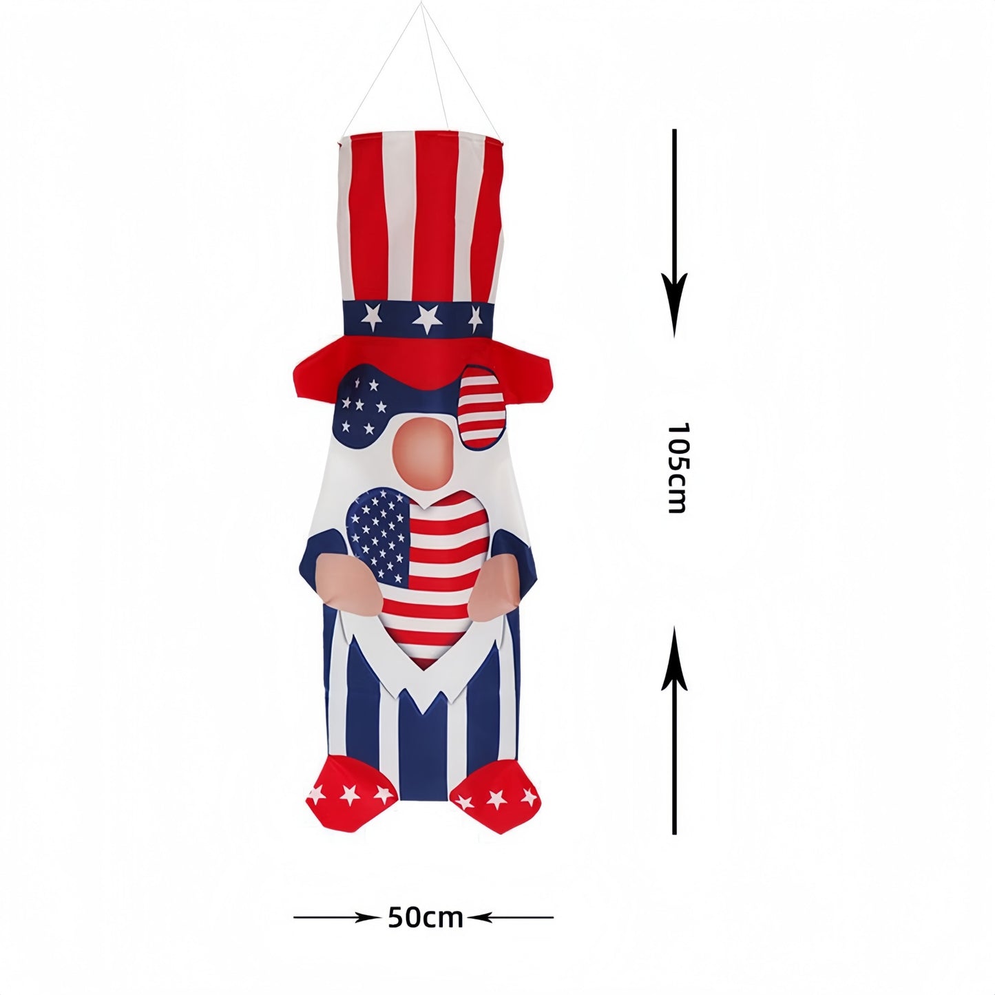 Patriotic 3D Eagle Windsock