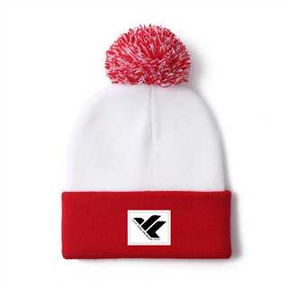 Christmas Knit Beanie with Pom Pom