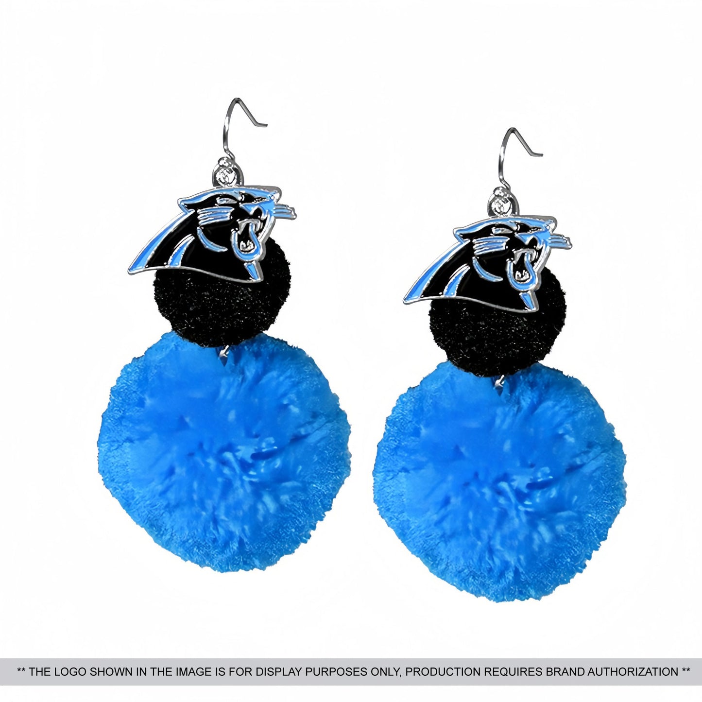 Football Team Pom-Pom Earrings