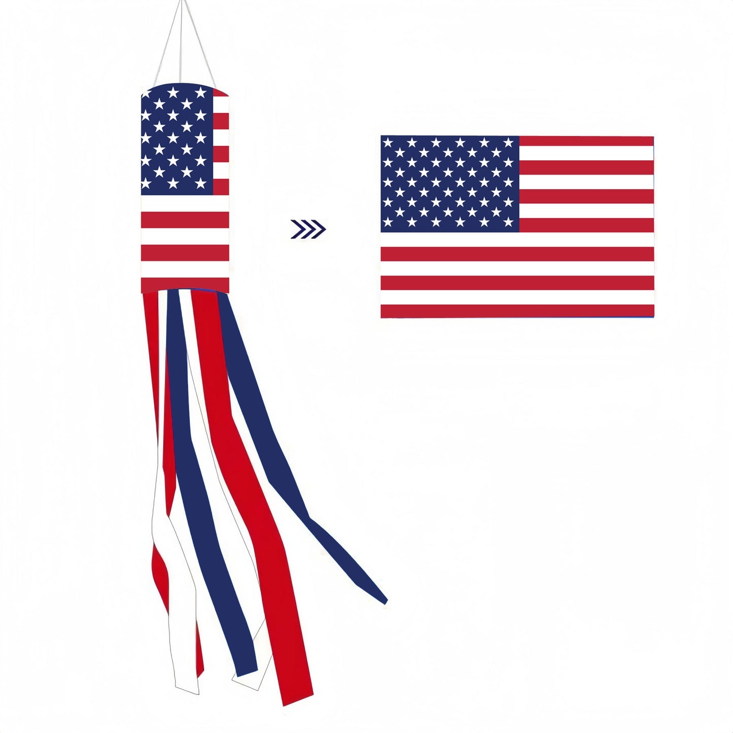 Custom made outdoor decorative windsock