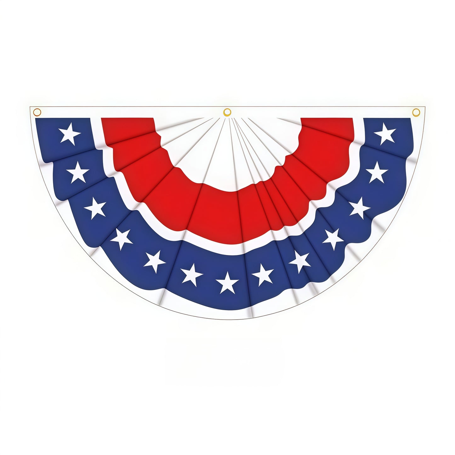 Personalized Pleated Fan Banner Flag for Parties and Festivals