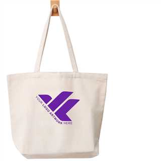 17.7 * 13.78 * 5.91inch Natural Canvas Tote Bag