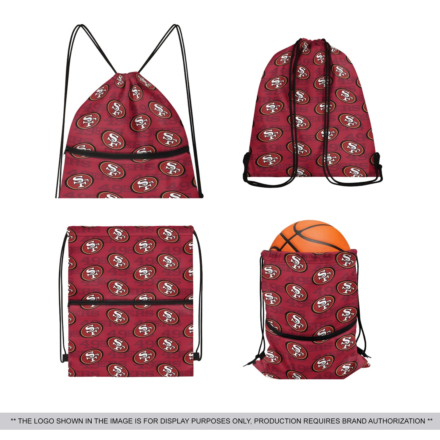 Custom Team Drawstring & Zipper Bag