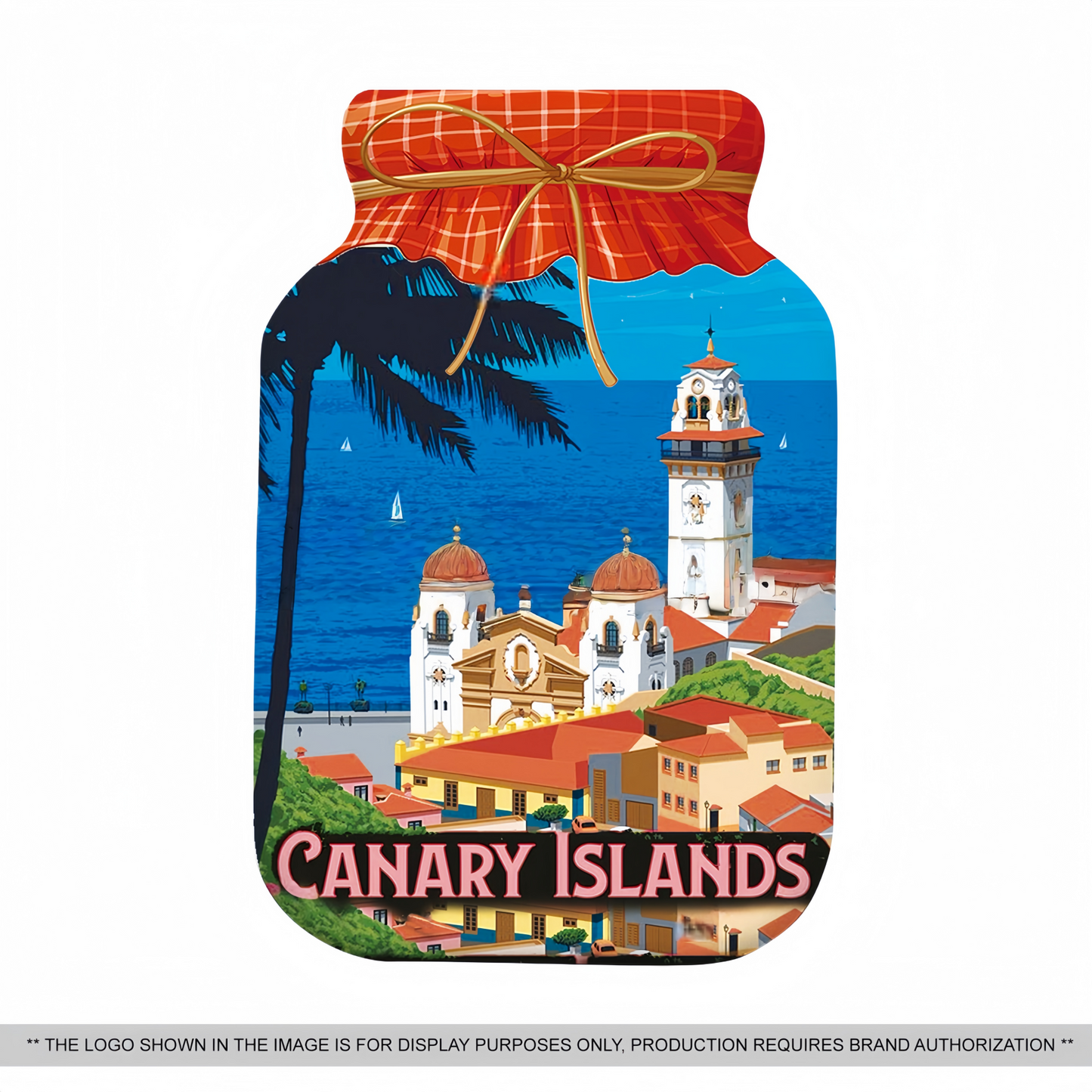 American-Style Ceramic Fridge Magnet