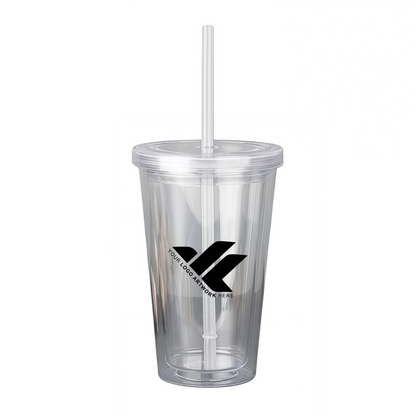 16oz double walled plastic cup