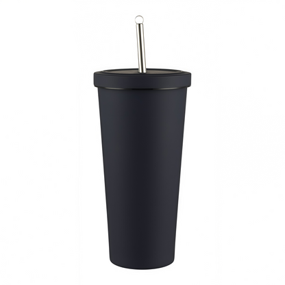 25oz stainless steel straw cup