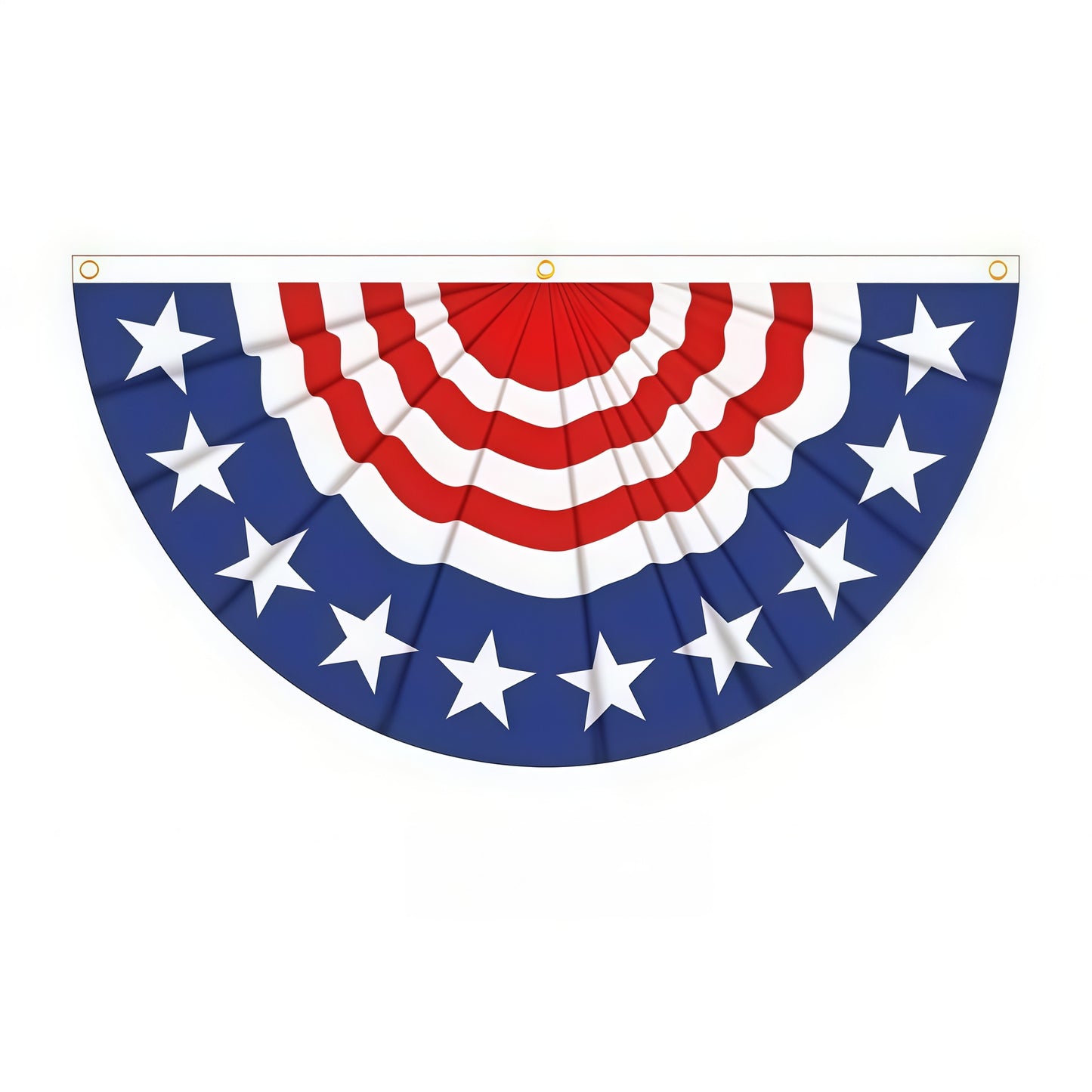 Personalized Pleated Fan Banner Flag for Parties and Festivals