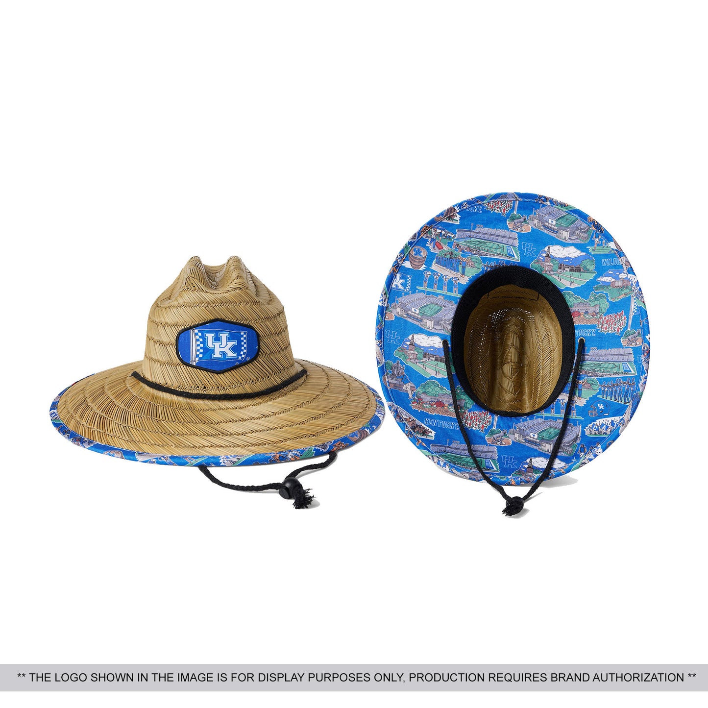 Large Birm Lifeguard Straw Hat mat  straw