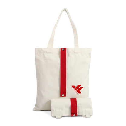 Canvas folding tote bag