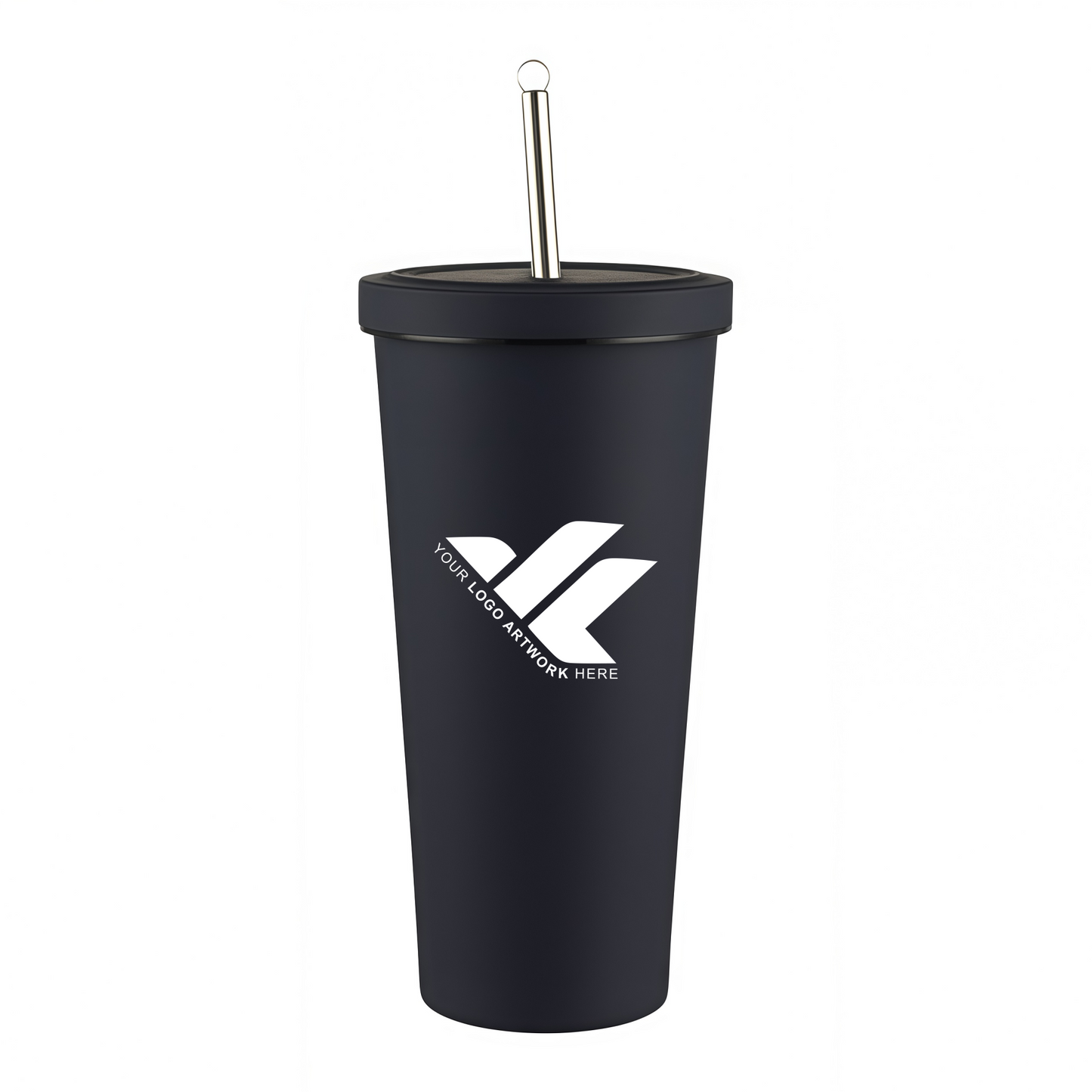 25oz stainless steel straw cup
