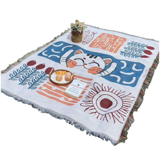 Bohemian-Style Camping Blanket