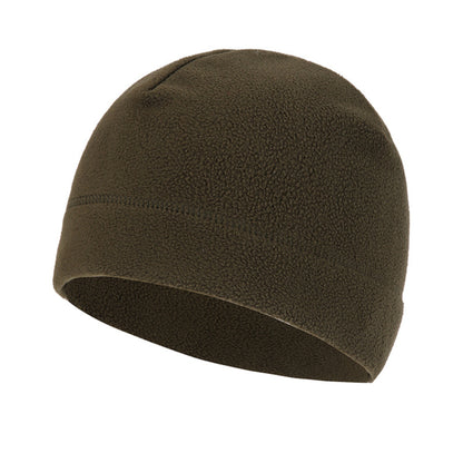Cycling warm fleece knitted hat