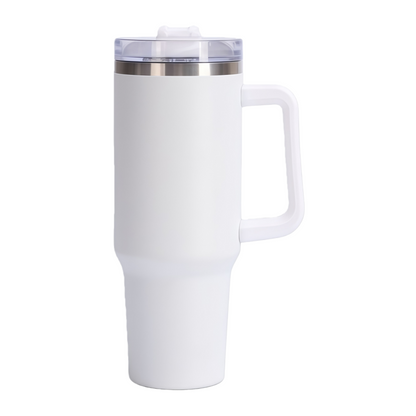40oz stainless steel cup with handle