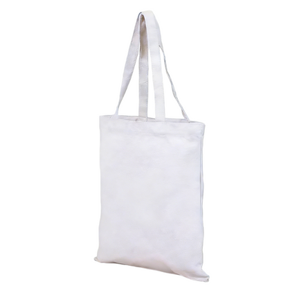 7.87 * 9.84 inch Natural Canvas Tote Bag