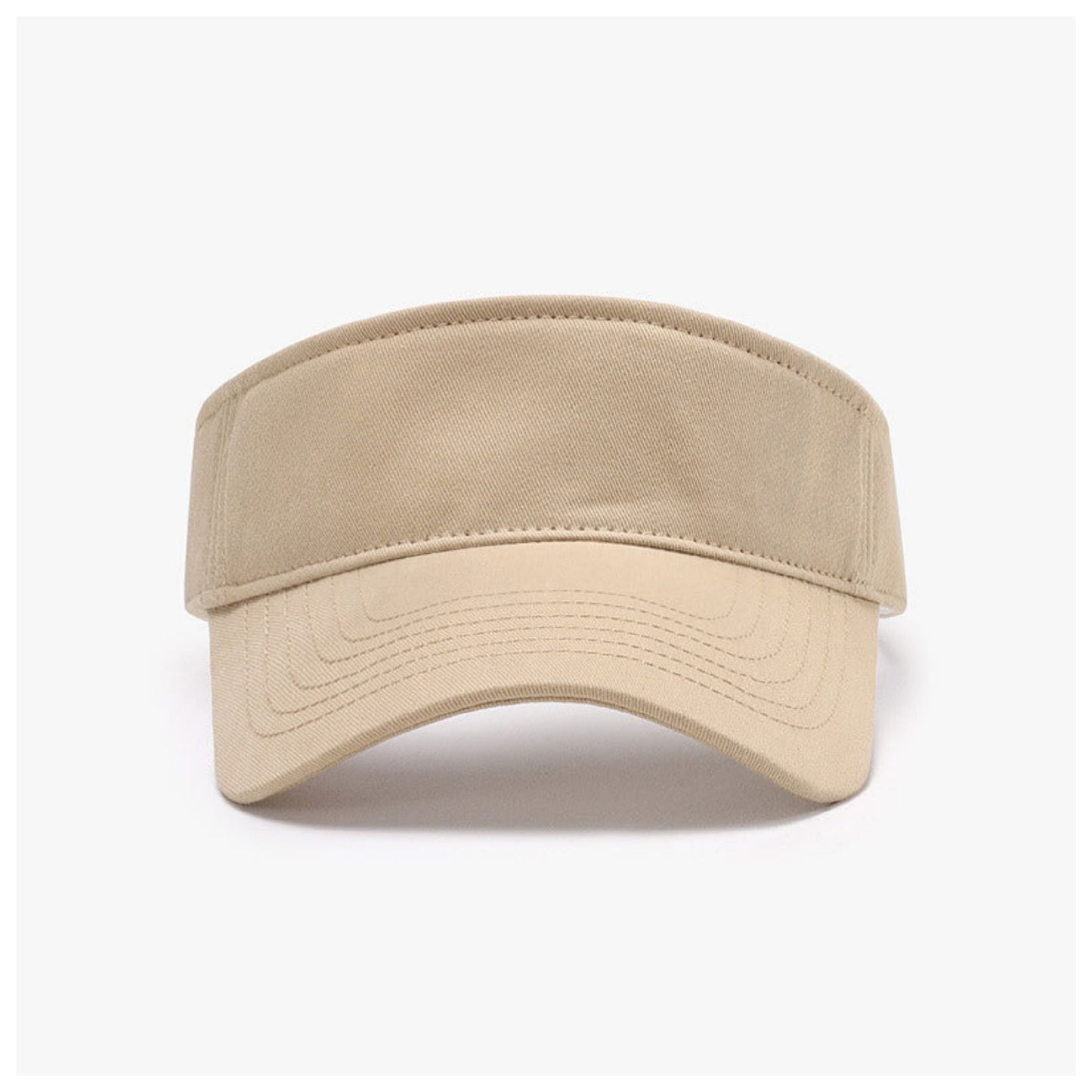Custom Logo Canvas Visor Hat Multi-Color Outdoor Casual Cap