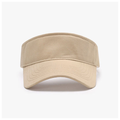 Custom Logo Canvas Visor Hat Multi-Color Outdoor Casual Cap
