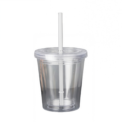 12oz double layered plastic cup