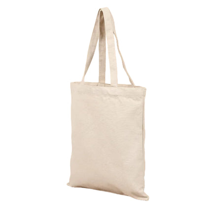 7.87 * 9.84 inch Natural Canvas Tote Bag