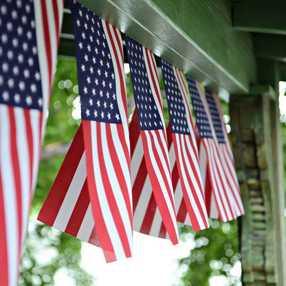 American flag bunting