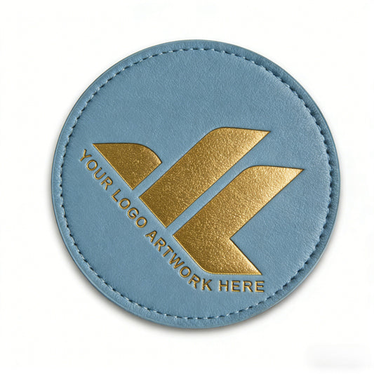 Custom PU Leather Car Cup Holder Coaster