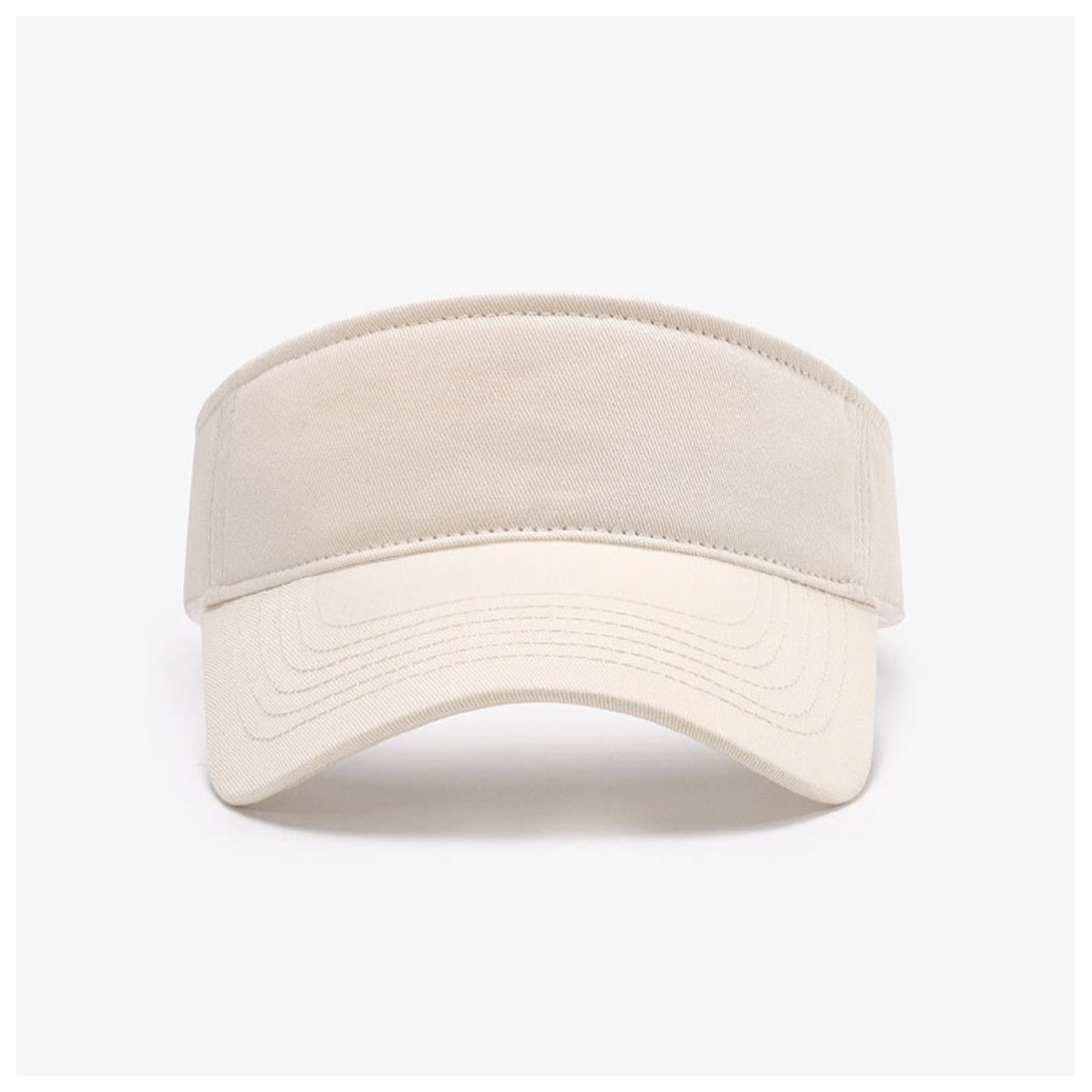 Custom Logo Canvas Visor Hat Multi-Color Outdoor Casual Cap