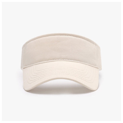 Custom Logo Canvas Visor Hat Multi-Color Outdoor Casual Cap
