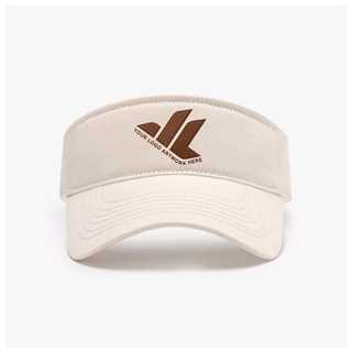 Custom Logo Canvas Visor Hat Multi-Color Outdoor Casual Cap