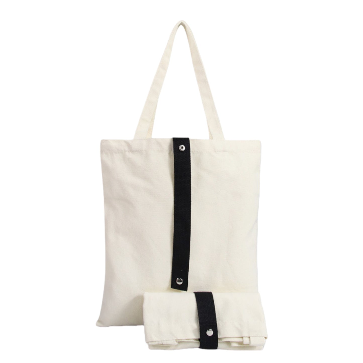 Canvas folding tote bag