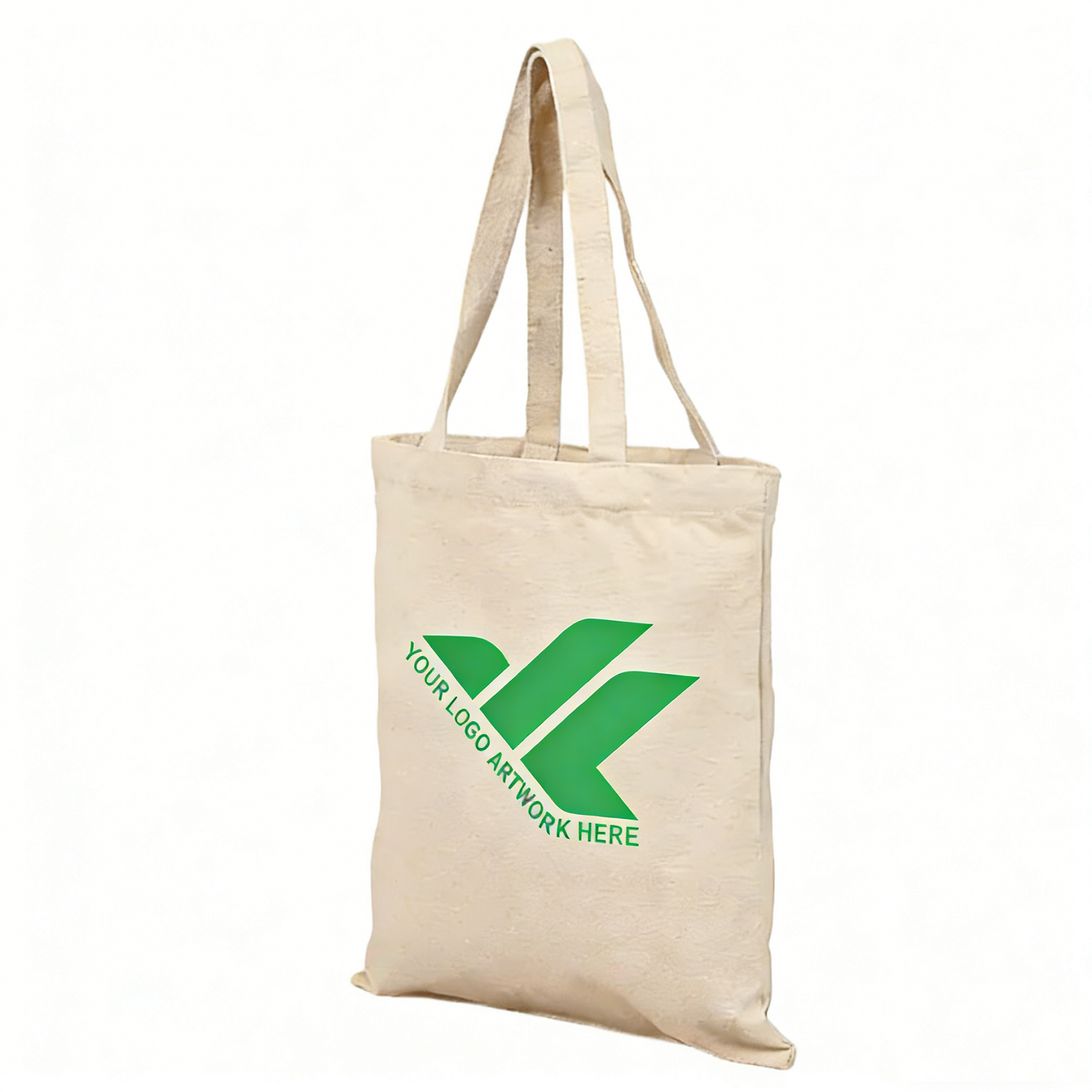 7.87 * 9.84 inch Natural Canvas Tote Bag
