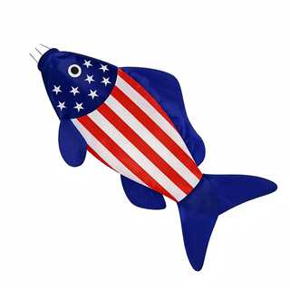 American Independence Day Decorative Fish Windsock