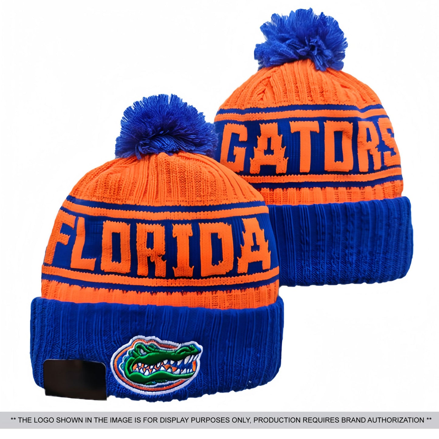 Jacquard knit hat with pom pom