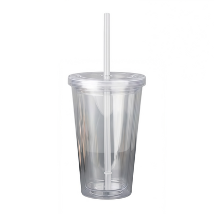 16oz double walled plastic cup