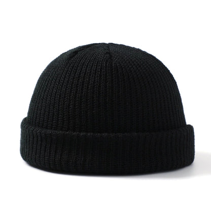 Knit Cap with Cuff