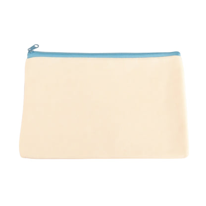 Zippered canvas cosmetic bag/storage bag