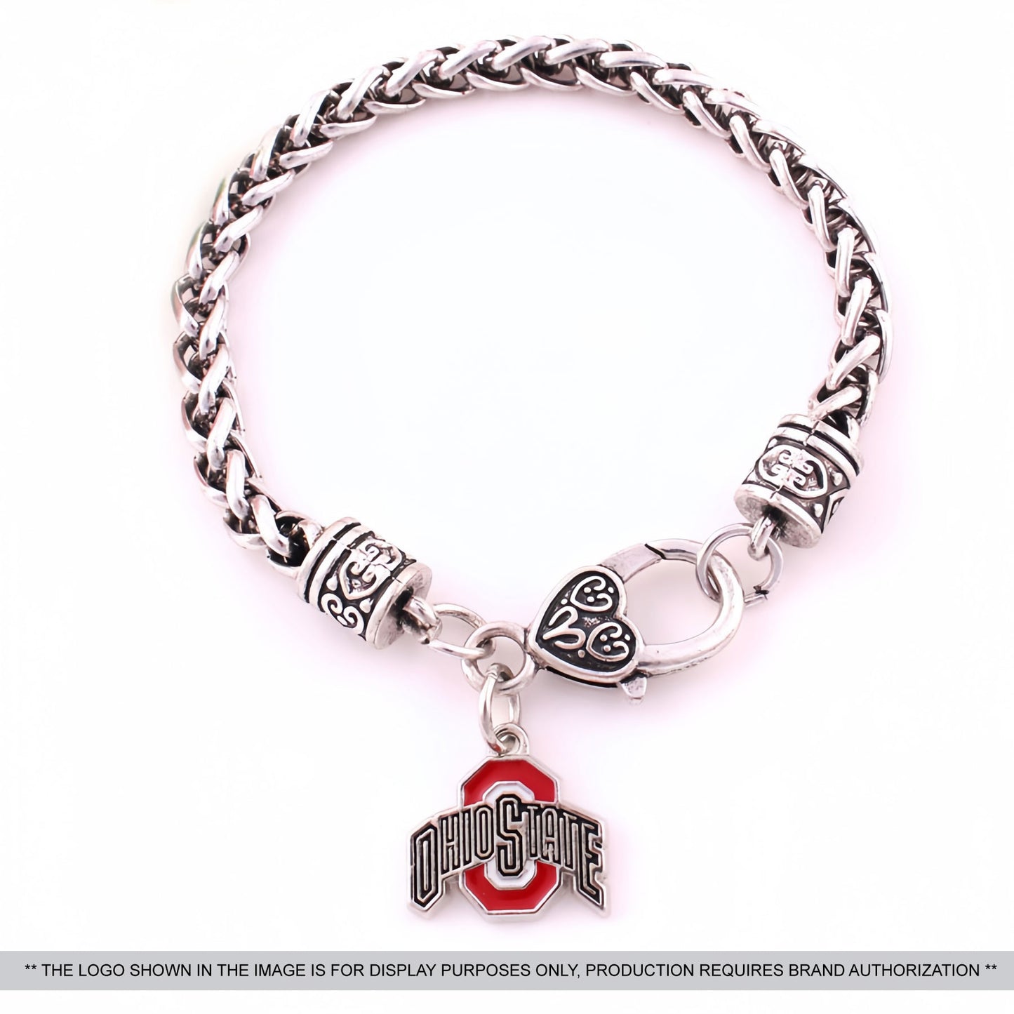 Custom Logo Charm Chain Bracelet