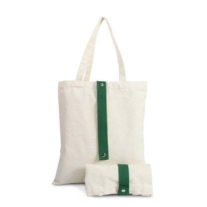 Canvas folding tote bag