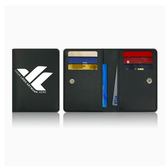Slim RFID Blocking PU Leather Card Holder