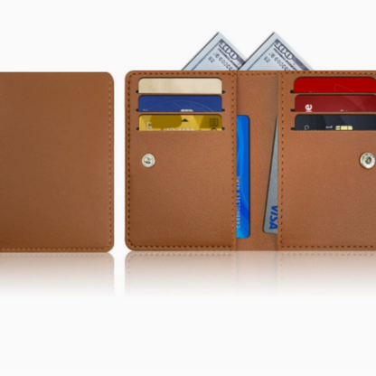Slim RFID Blocking PU Leather Card Holder