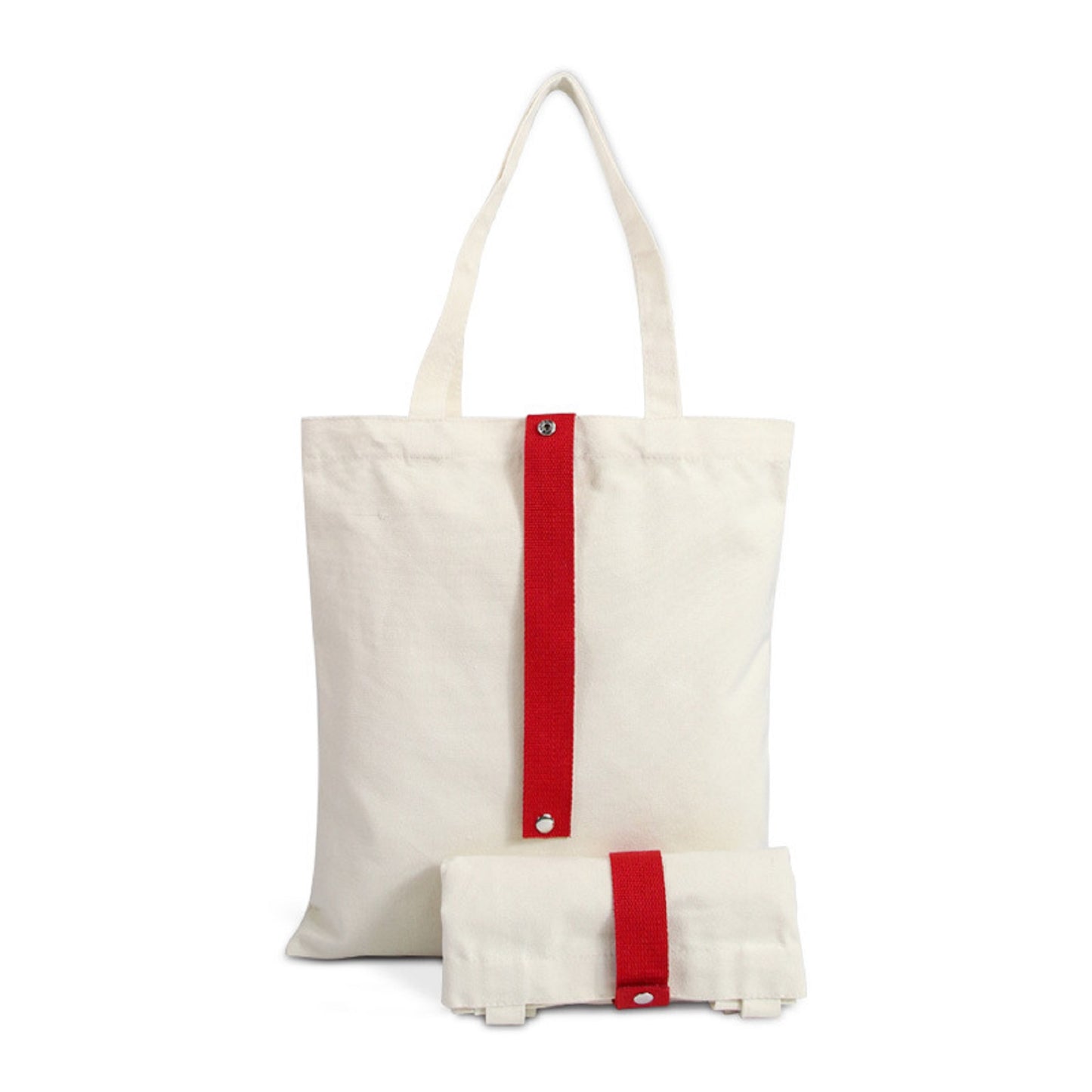 Canvas folding tote bag