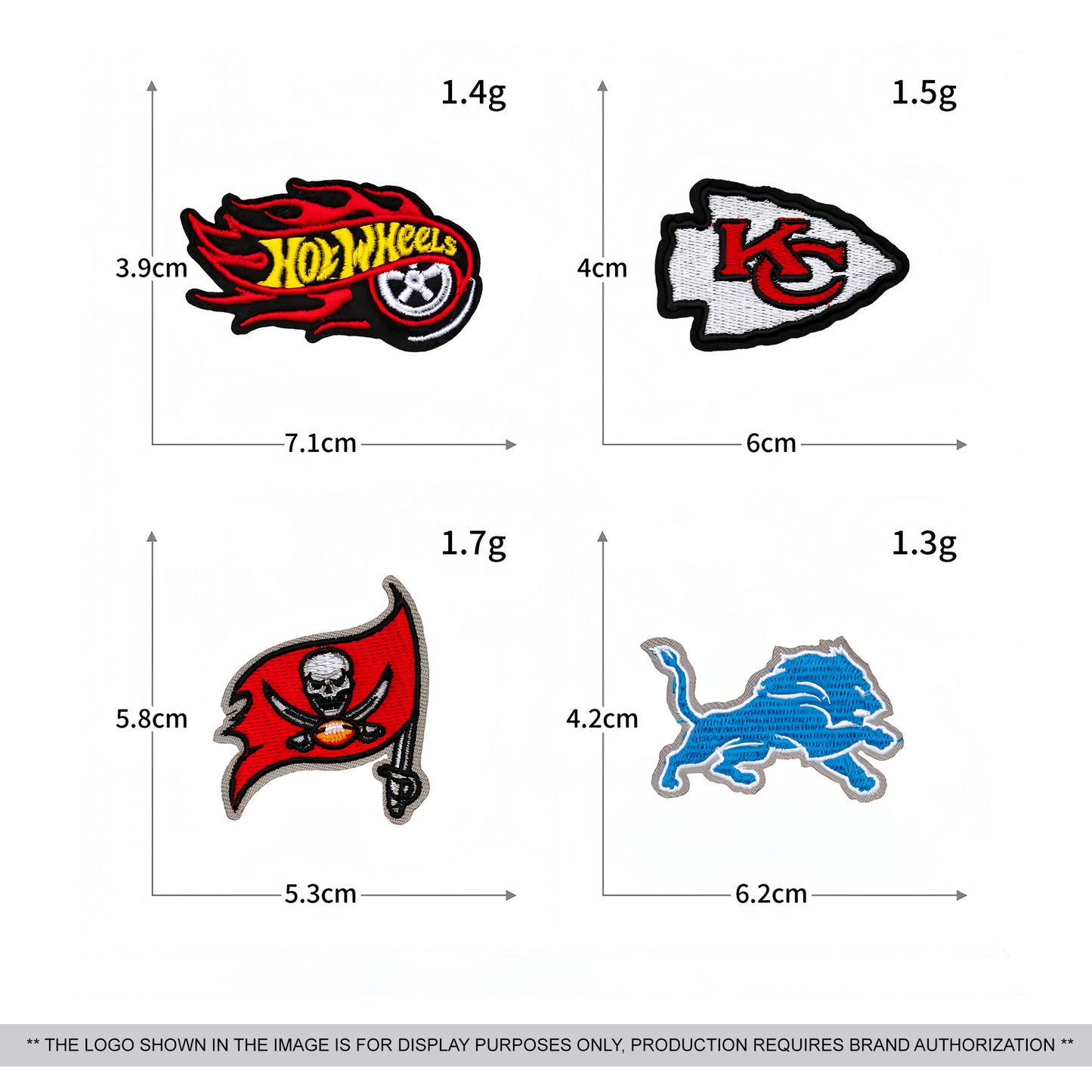 Custom Trendy Letter Embroidery Patches