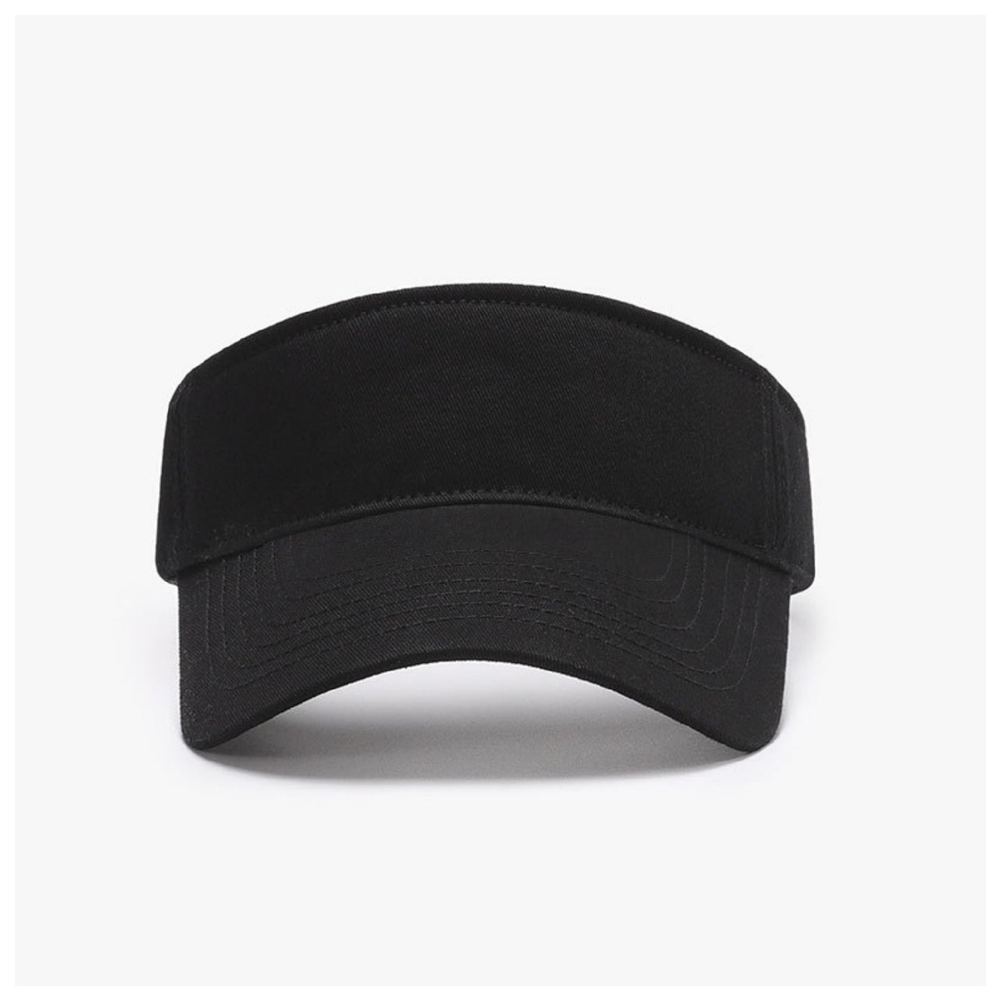 Custom Logo Canvas Visor Hat Multi-Color Outdoor Casual Cap