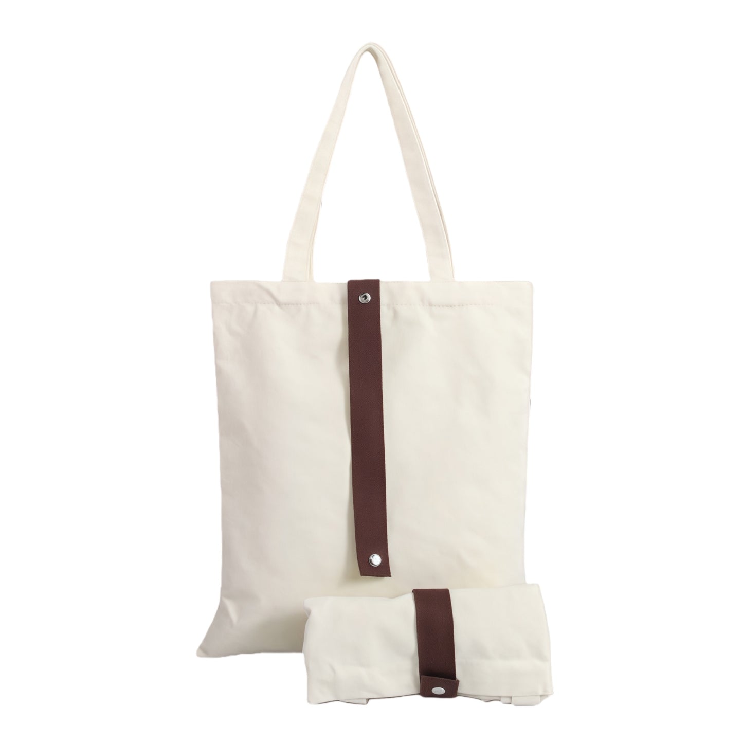 Canvas folding tote bag