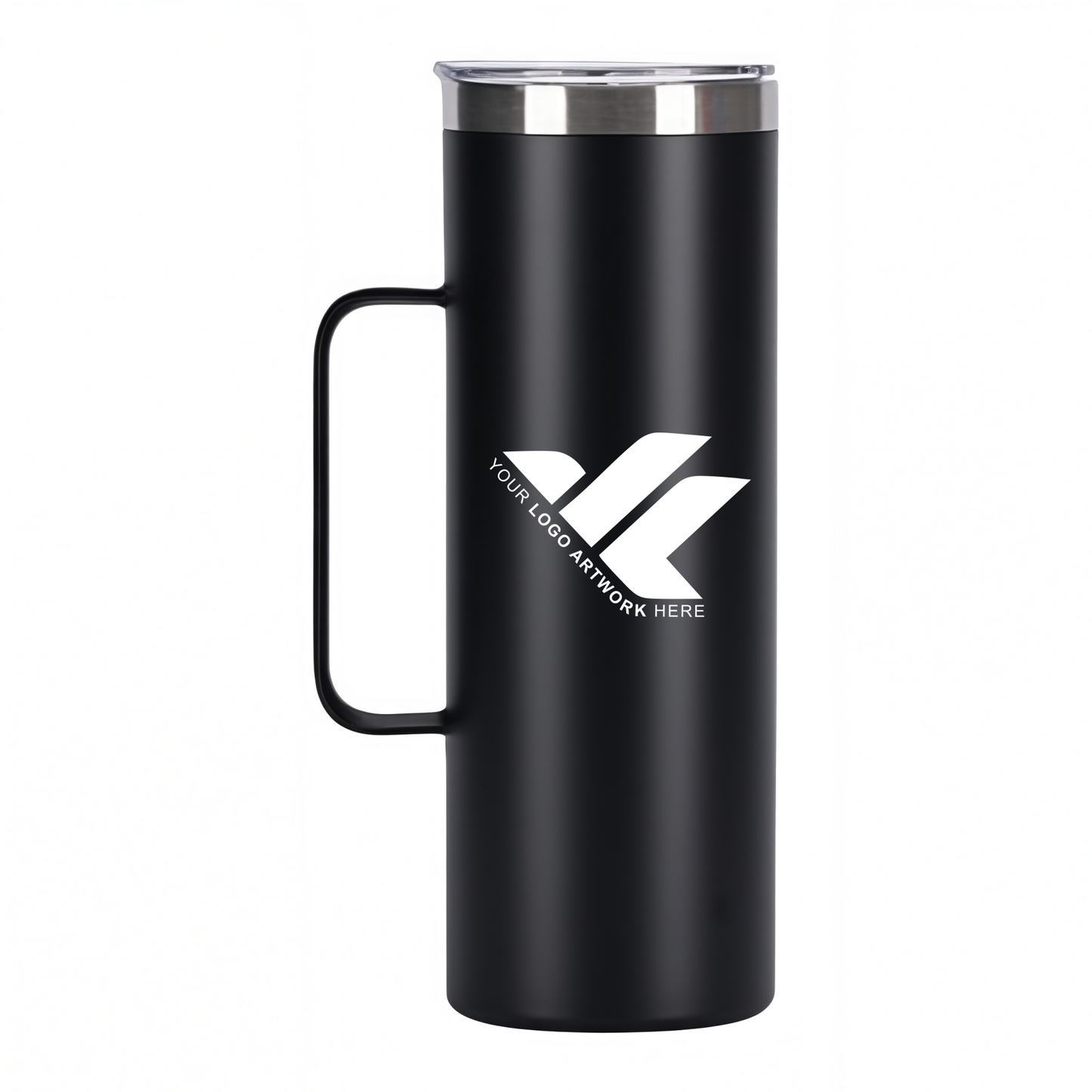 20oz stainless steel mug with handle