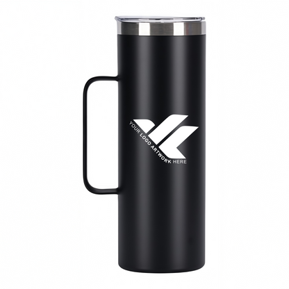 20oz stainless steel mug with handle