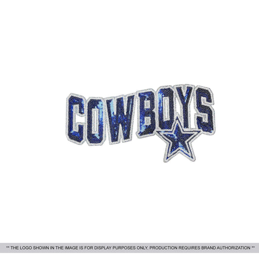 Team Sequin Embroidered Patch