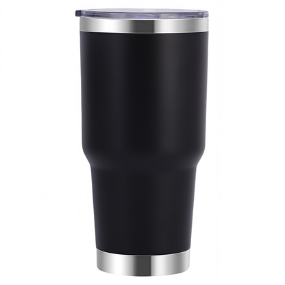 30oz stainless steel car cup with steel base