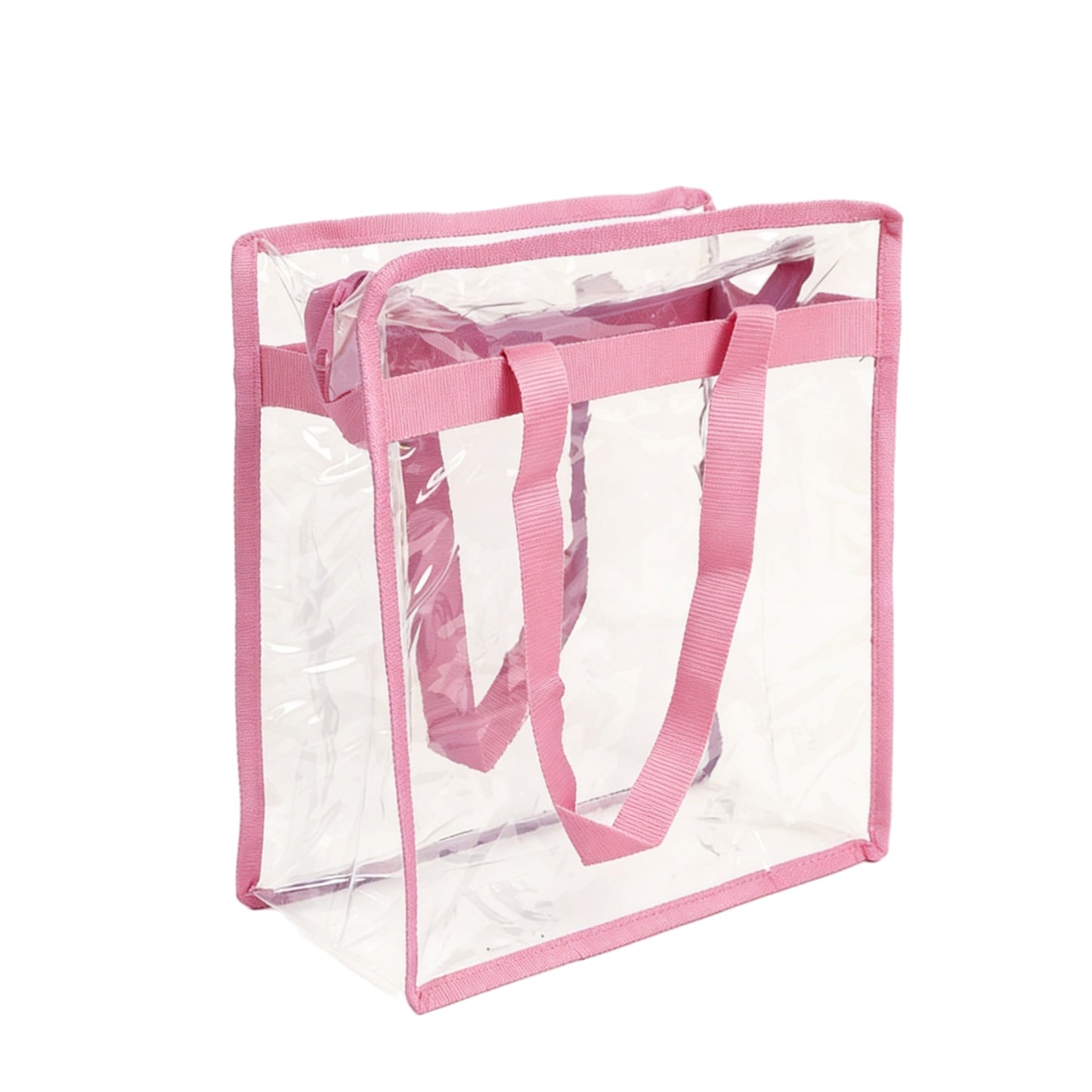 Transparent PVC tote bag