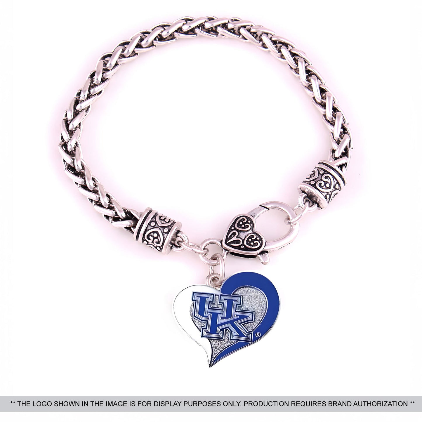 Custom Heart Pendant Bracelet