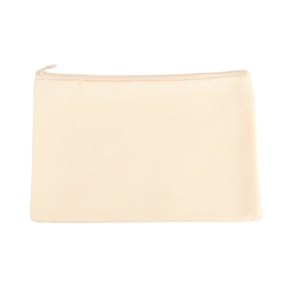 Zippered canvas cosmetic bag/storage bag